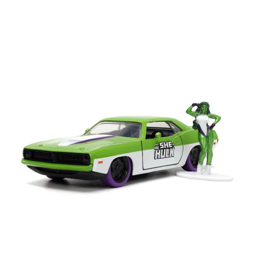 She-Hulk Diecast Model 1/32 1973 Plymouth Barracuda termékfotó