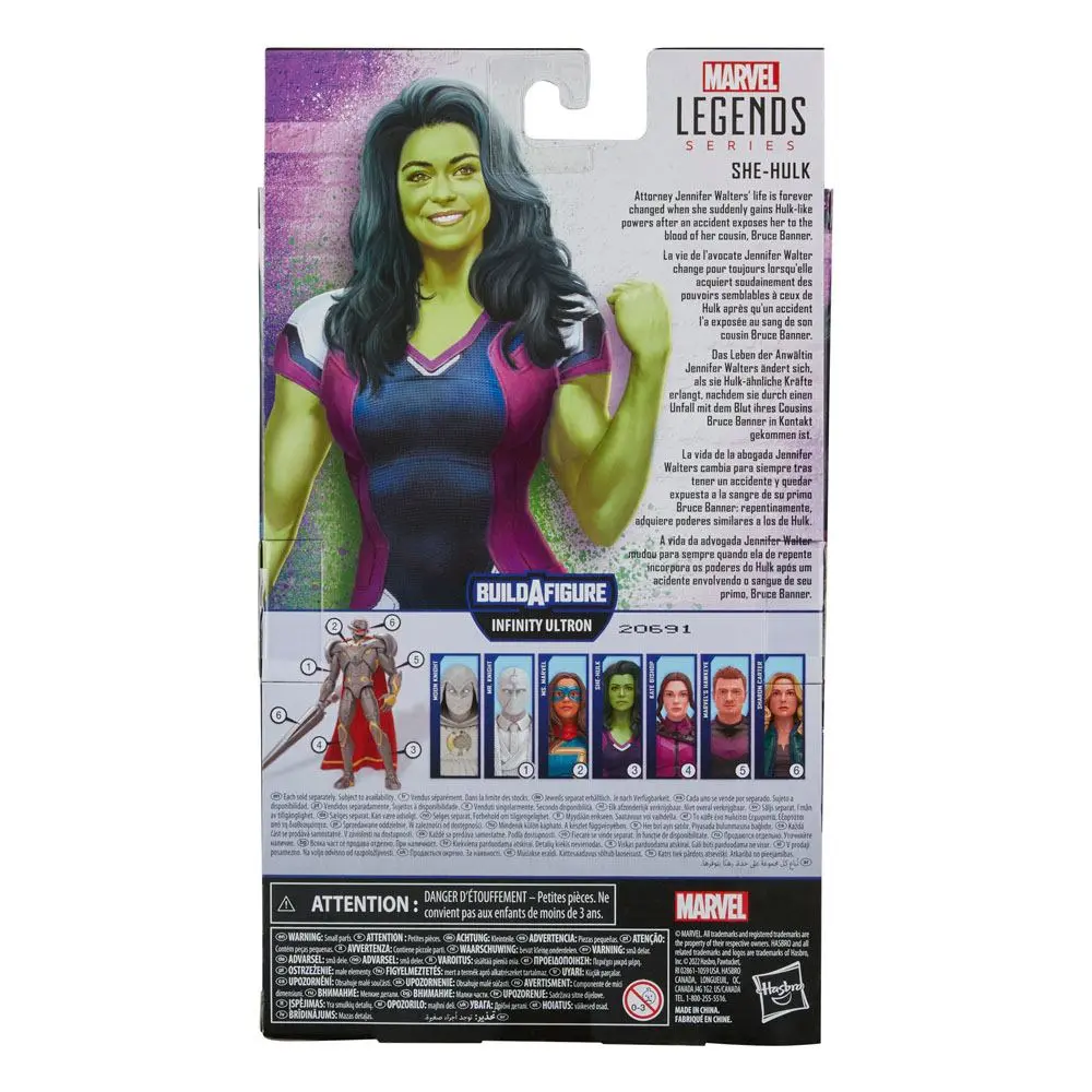 She-Hulk Marvel Legends Series Infinity Ultron BAF: She-Hulk akciófigura 15 cm termékfotó