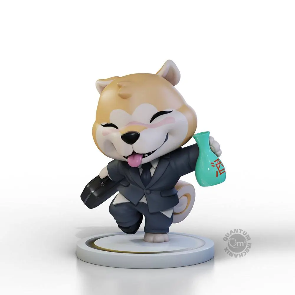 Shiba Inu Collection Qrew Art Premium Salaryman Vinyl figura 10 cm termékfotó