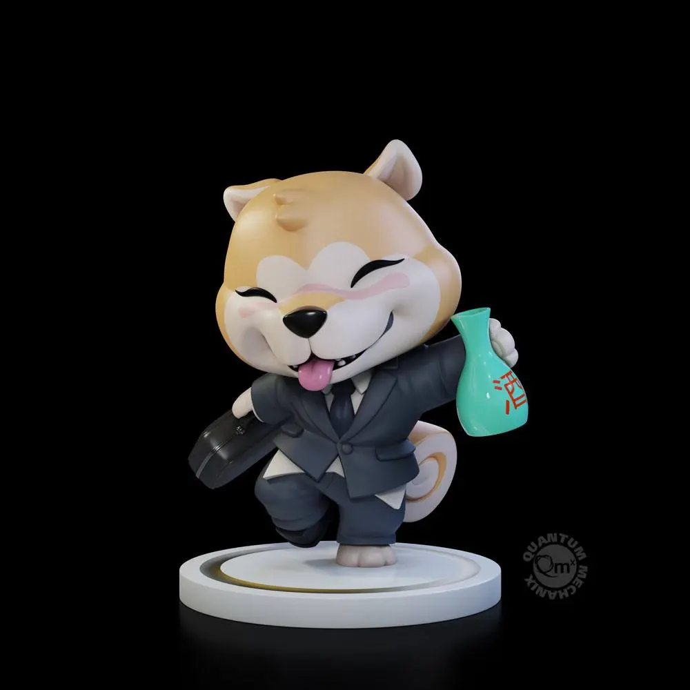 Shiba Inu Collection Qrew Art Premium Salaryman Vinyl figura 10 cm termékfotó