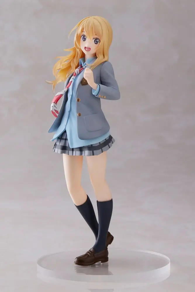Shigatsu wa Kimi no Uso Coreful Kaori Miyazono School Uniform Ver. PVC szobor figura 18 cm termékfotó