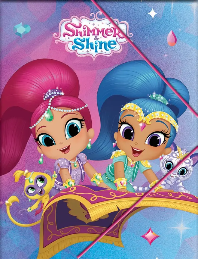 Shimmer és Shine A/4 gumis mappa termékfotó