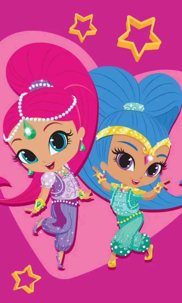 Shimmer és Shine kéztörlő arctörlő, törölköző 30*50cm termékfotó