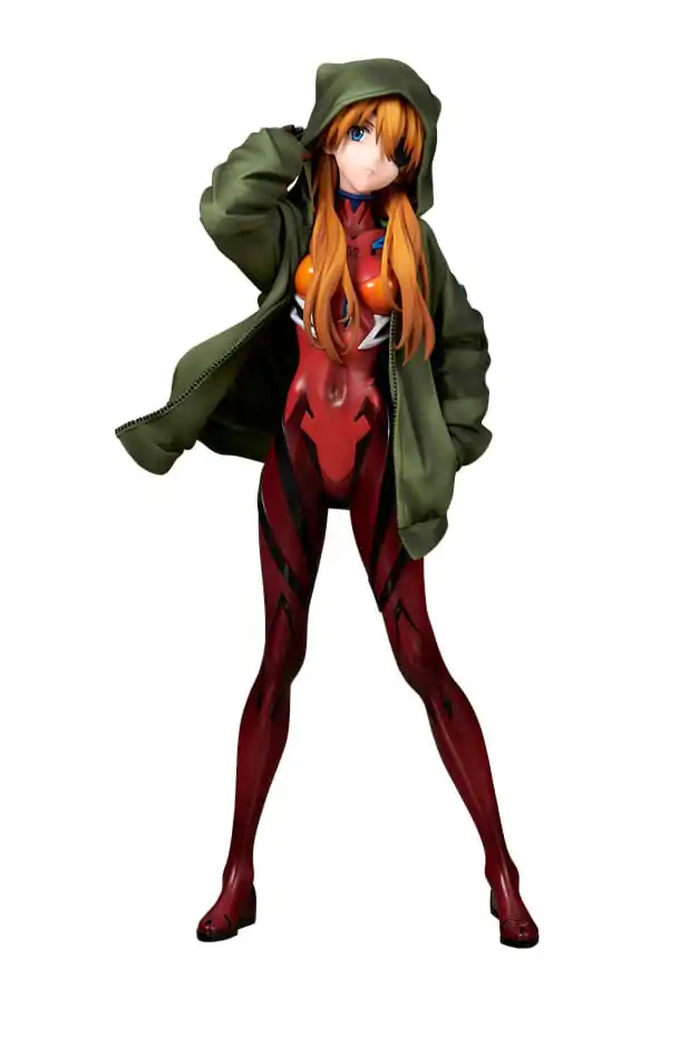 Shin Evangelion Movie PVC Statue 1/7 Shikinami Asuka Langley Hoodie Ver. 23 cm termékfotó