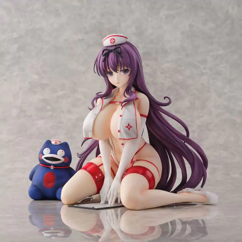 Shinobi Master Senran Kagura: New Link 1/4 Murasaki: Sexy Nurse Ver. PVC szobor figura 23 cm termékfotó