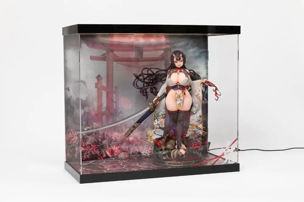 SHINSAI Acrylic Display Inbina Racsomaghuhime Saki figura tartó vitrin világítással 39 cm termékfotó