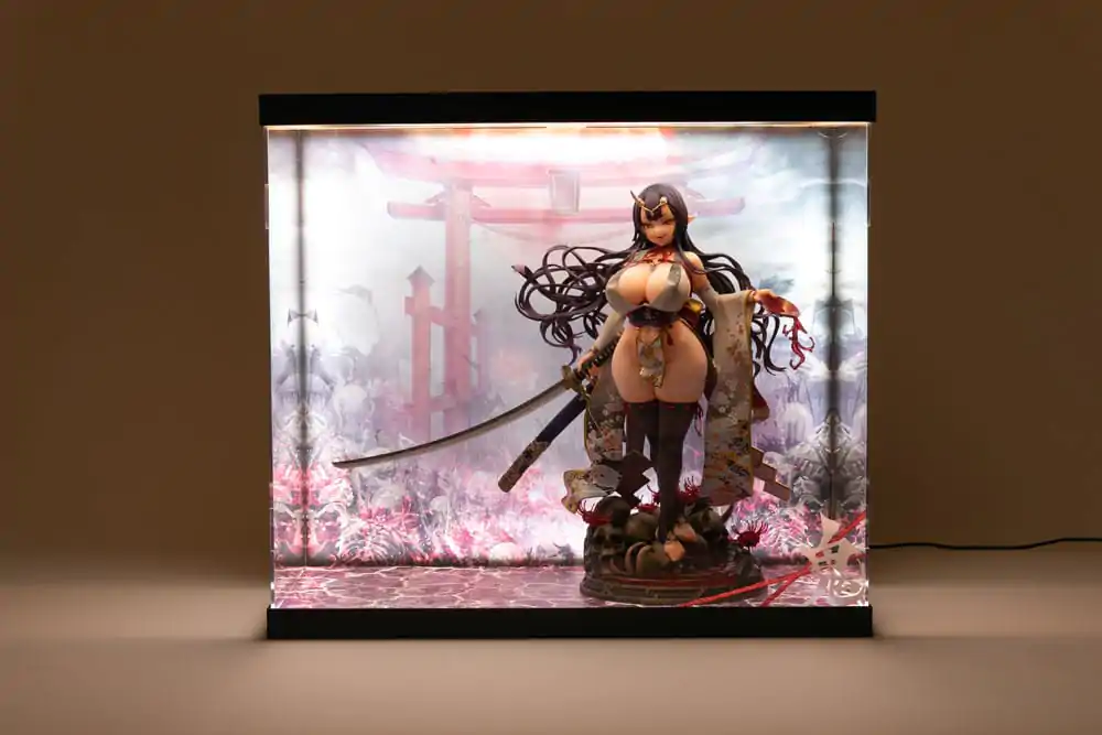 SHINSAI Acrylic Display Inbina Racsomaghuhime Saki figura tartó vitrin világítással 39 cm termékfotó