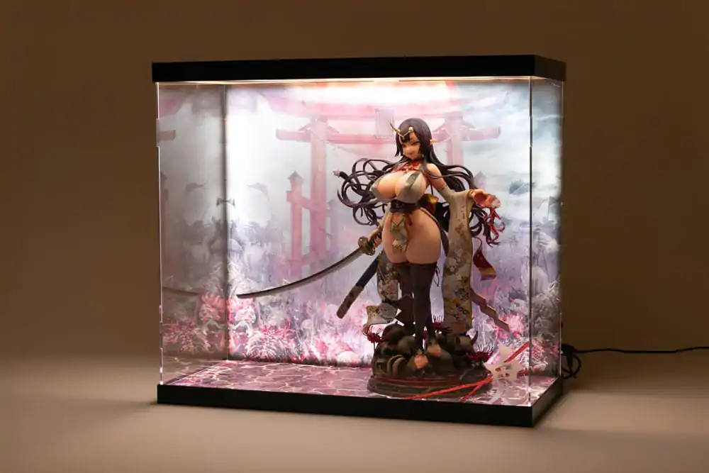 SHINSAI Acrylic Display Inbina Racsomaghuhime Saki figura tartó vitrin világítással 39 cm termékfotó