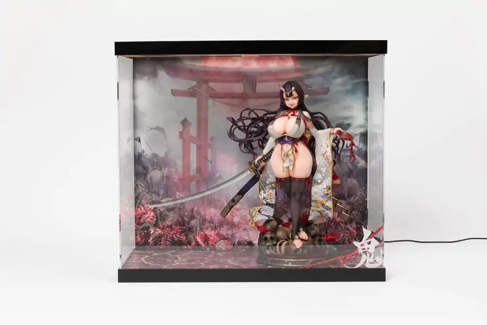 SHINSAI Acrylic Display Inbina Racsomaghuhime Saki figura tartó vitrin világítással 39 cm termékfotó