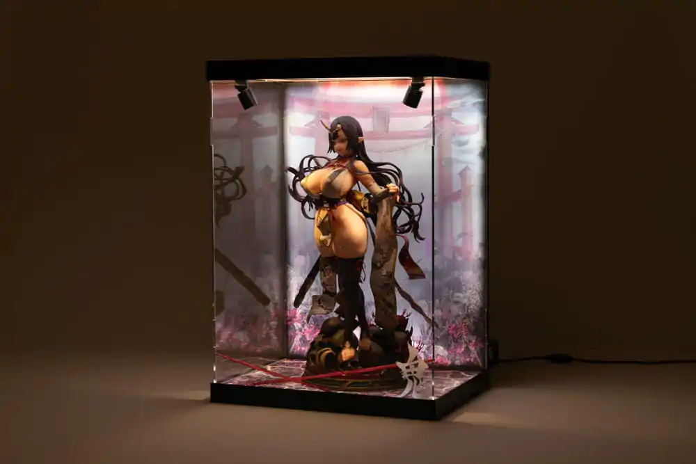 SHINSAI Acrylic Display Inbina Racsomaghuhime Saki M Edition figura tartó vitrin világítással 39 cm termékfotó