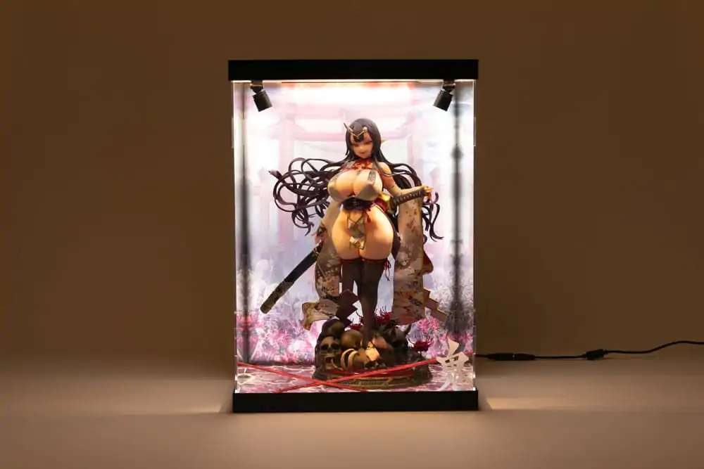 SHINSAI Acrylic Display Inbina Racsomaghuhime Saki M Edition figura tartó vitrin világítással 39 cm termékfotó