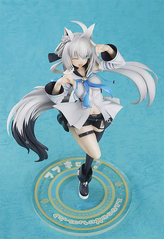 Shirakami Fubuki 1/7 Shirakami Fubuki PVC szobor figura 23 cm termékfotó