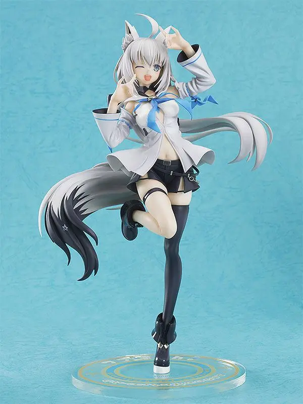 Shirakami Fubuki 1/7 Shirakami Fubuki PVC szobor figura 23 cm termékfotó