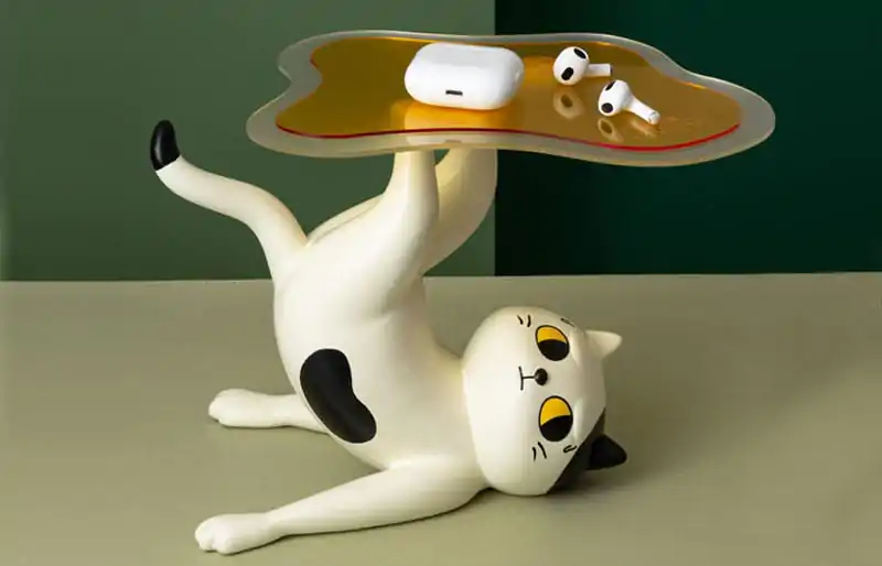 Shitaukeno Neko Bicolor Cat figura 20 cm termékfotó