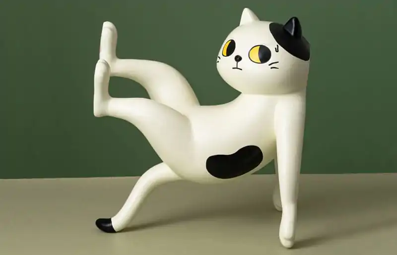 Shitaukeno Neko Bicolor Cat figura 20 cm termékfotó