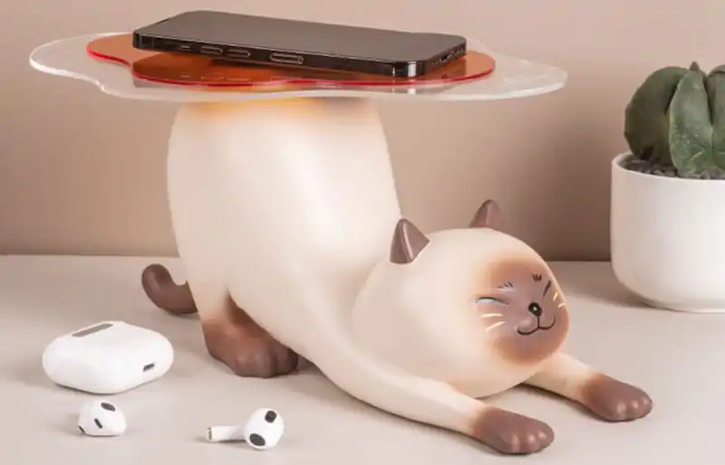 Shitaukeno Neko Siamese Cat figura 20 cm termékfotó