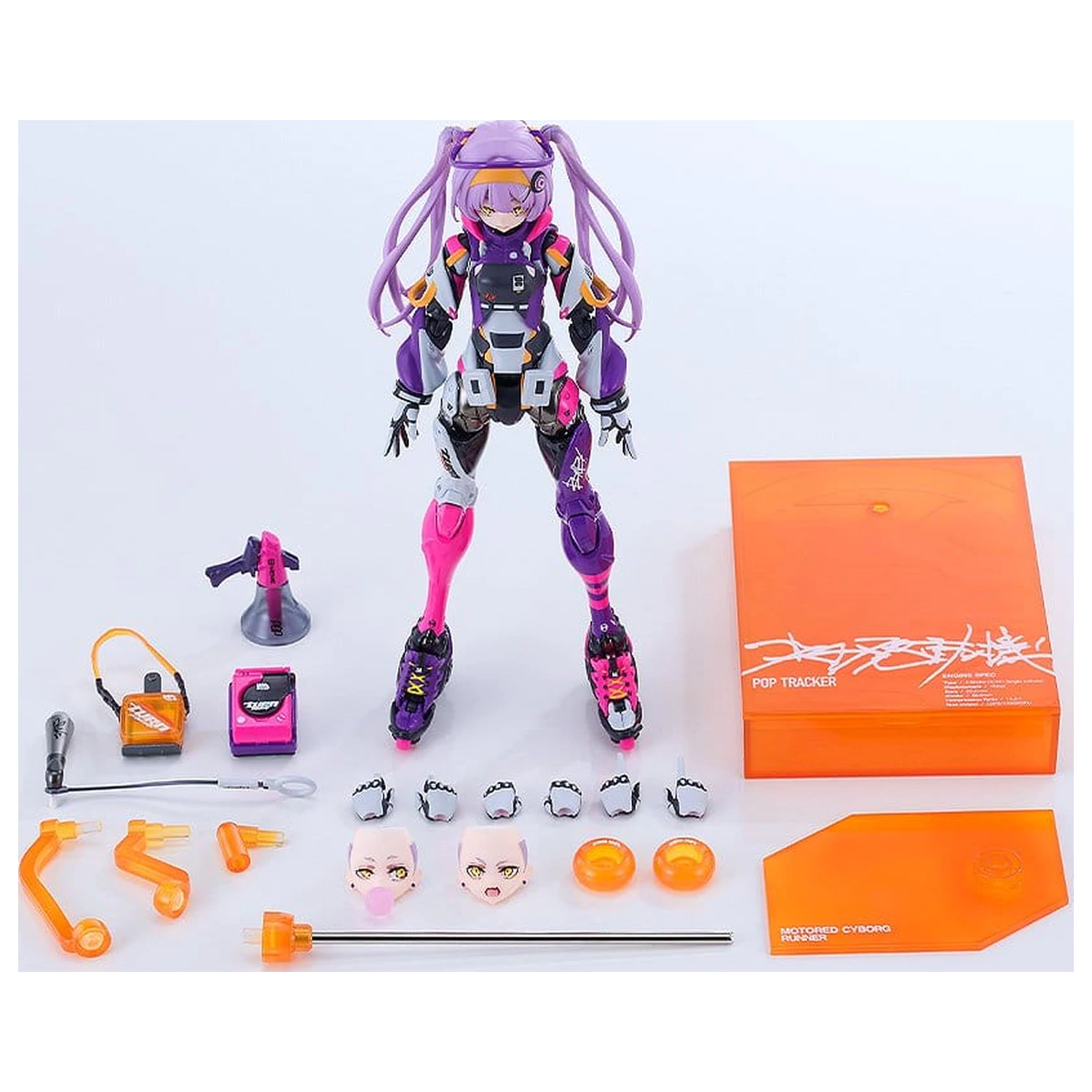 Shojo-Hatsudoki Motored Cyborg Runner akciófigura SSX-155c Pop Tracker 18 cm termékfotó