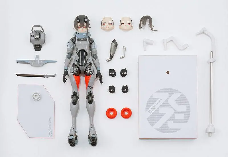 Shojo-Hatsudoki Motored Cyborg Runner SSX_155 Mandarin Surf Diecast / PVC akciófigura 17 cm termékfotó