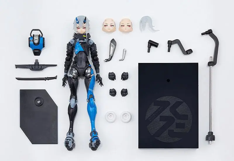 Shojo-Hatsudoki Motored Cyborg Runner SSX_155 Techno Azur Diecast / PVC akciófigura 17 cm termékfotó