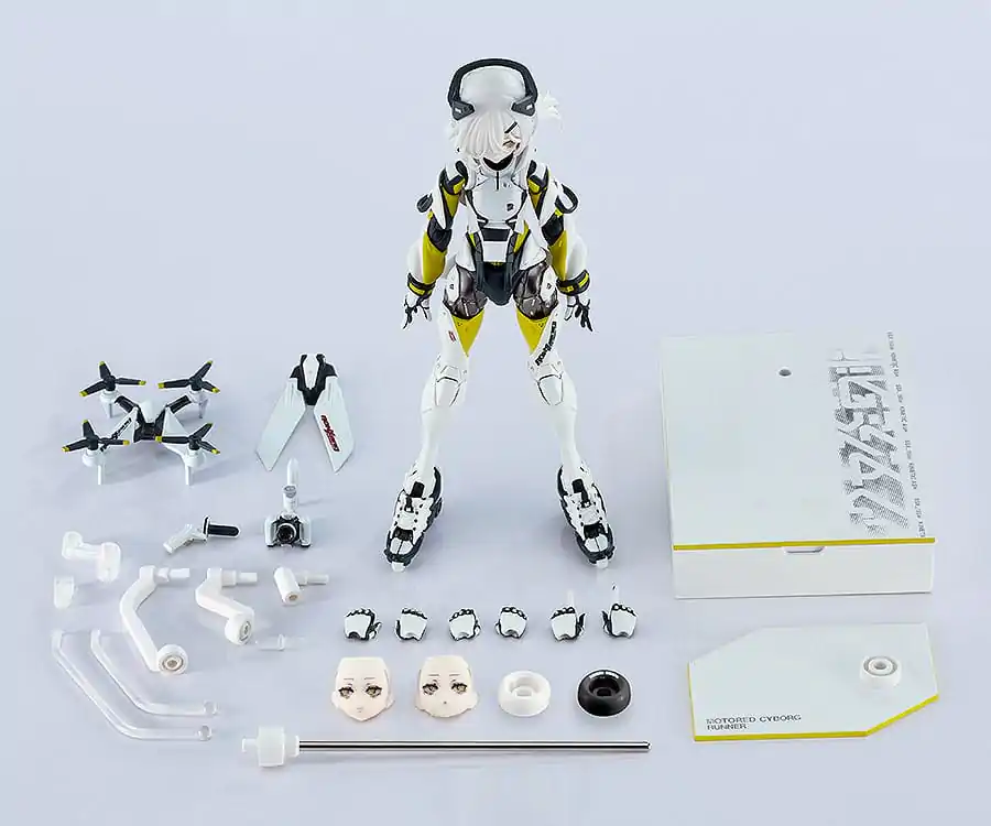 Shojo-Hatsudoki Motored Cyborg Runner SSX_155ar Kinetic Ash akciófigura 17 cm termékfotó