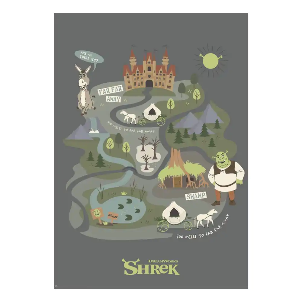 Shrek Art Print Journey to Far Far Away Limitált kiadás 42 x 30 cm termékfotó