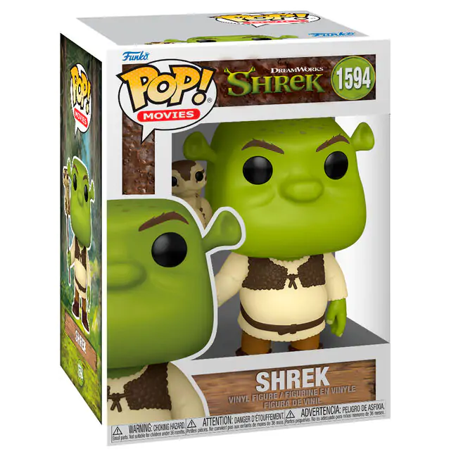 Shrek Funko POP! Movies Vinyl Figure 30th Anniversary Shrek w/Snake 9 cm termékfotó