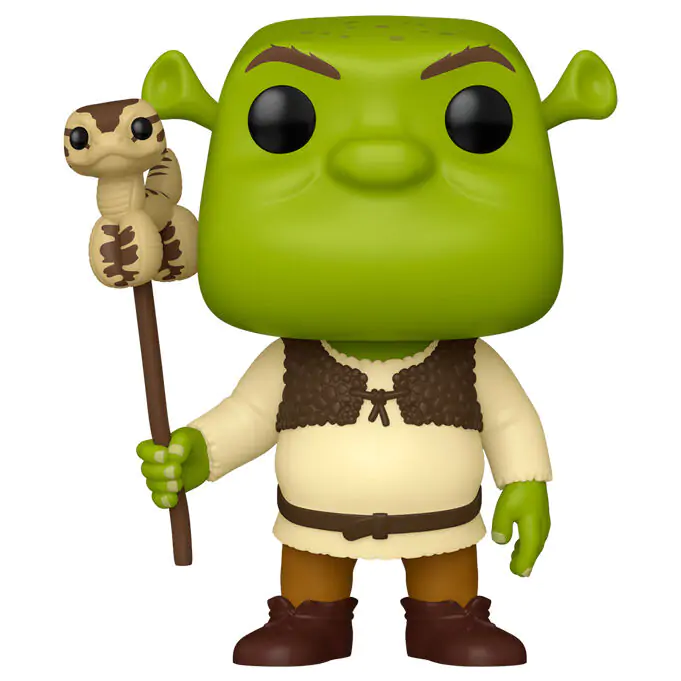 Shrek Funko POP! Movies Vinyl Figure 30th Anniversary Shrek w/Snake 9 cm termékfotó