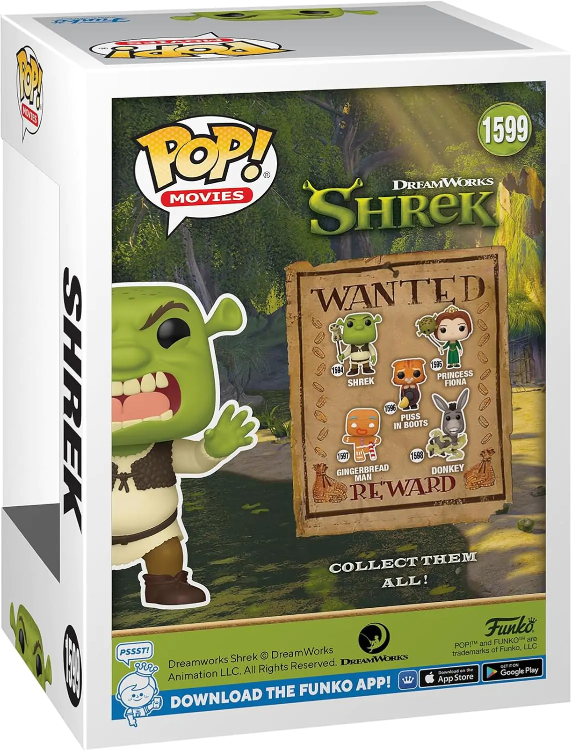 Shrek Funko POP! Movies Vinyl figura Scary Shrek 9 cm termékfotó