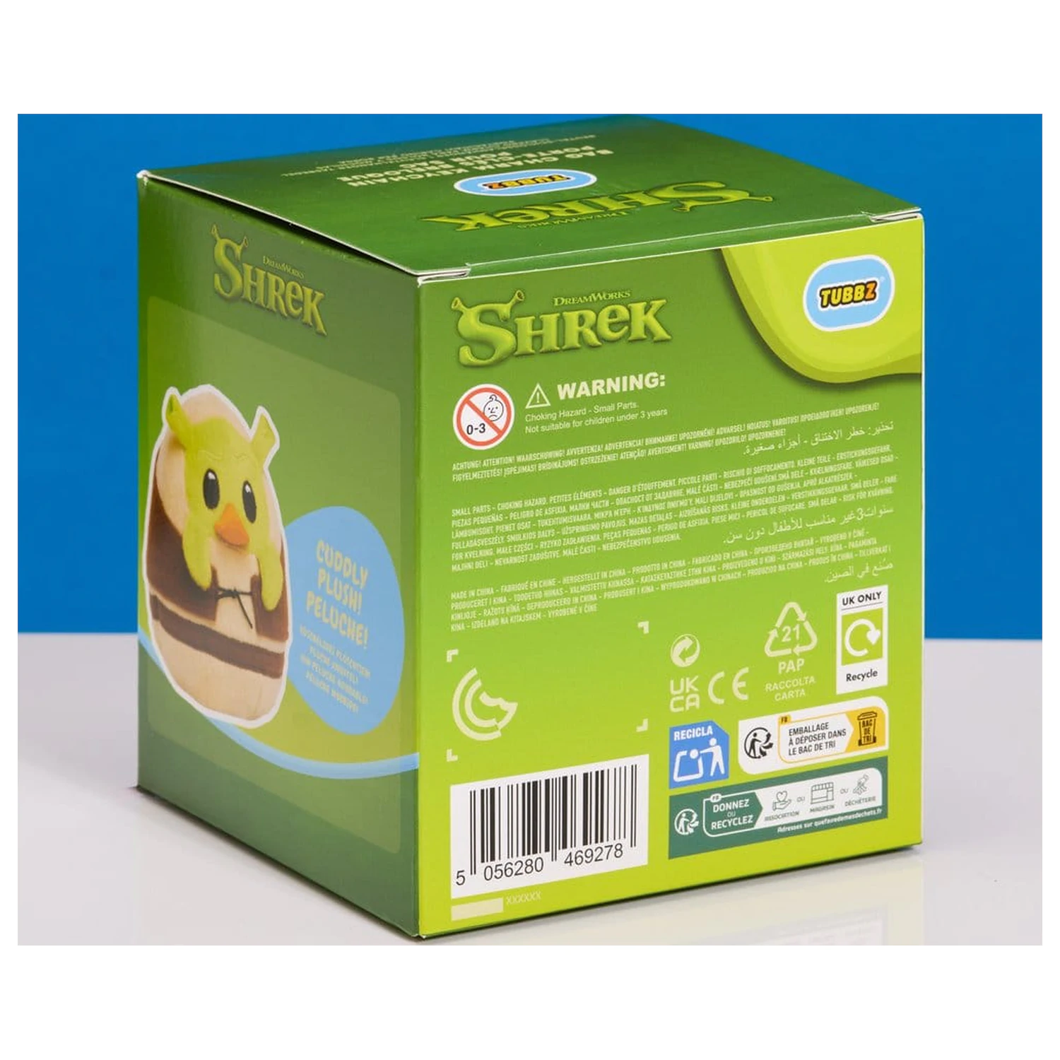 Shrek Tubbz cipzárdísz/táskadísz termékfotó