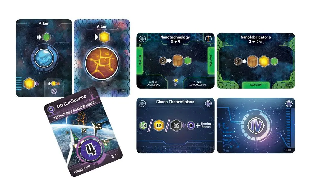 Sidereal Confluence Remastered Edition Angol nyelvű társasjáték termékfotó