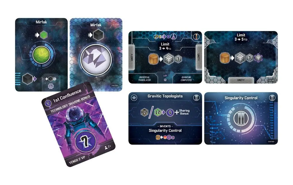 Sidereal Confluence Remastered Edition Angol nyelvű társasjáték termékfotó