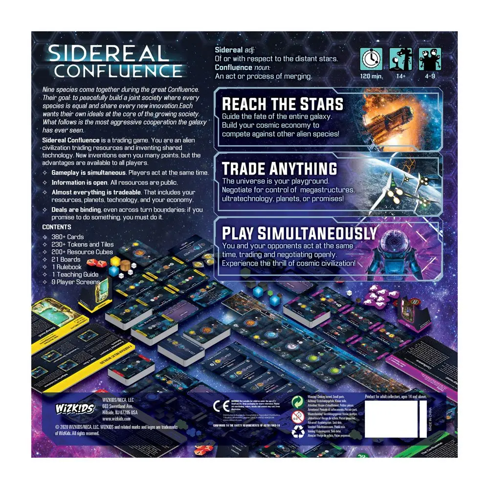 Sidereal Confluence Remastered Edition Angol nyelvű társasjáték termékfotó