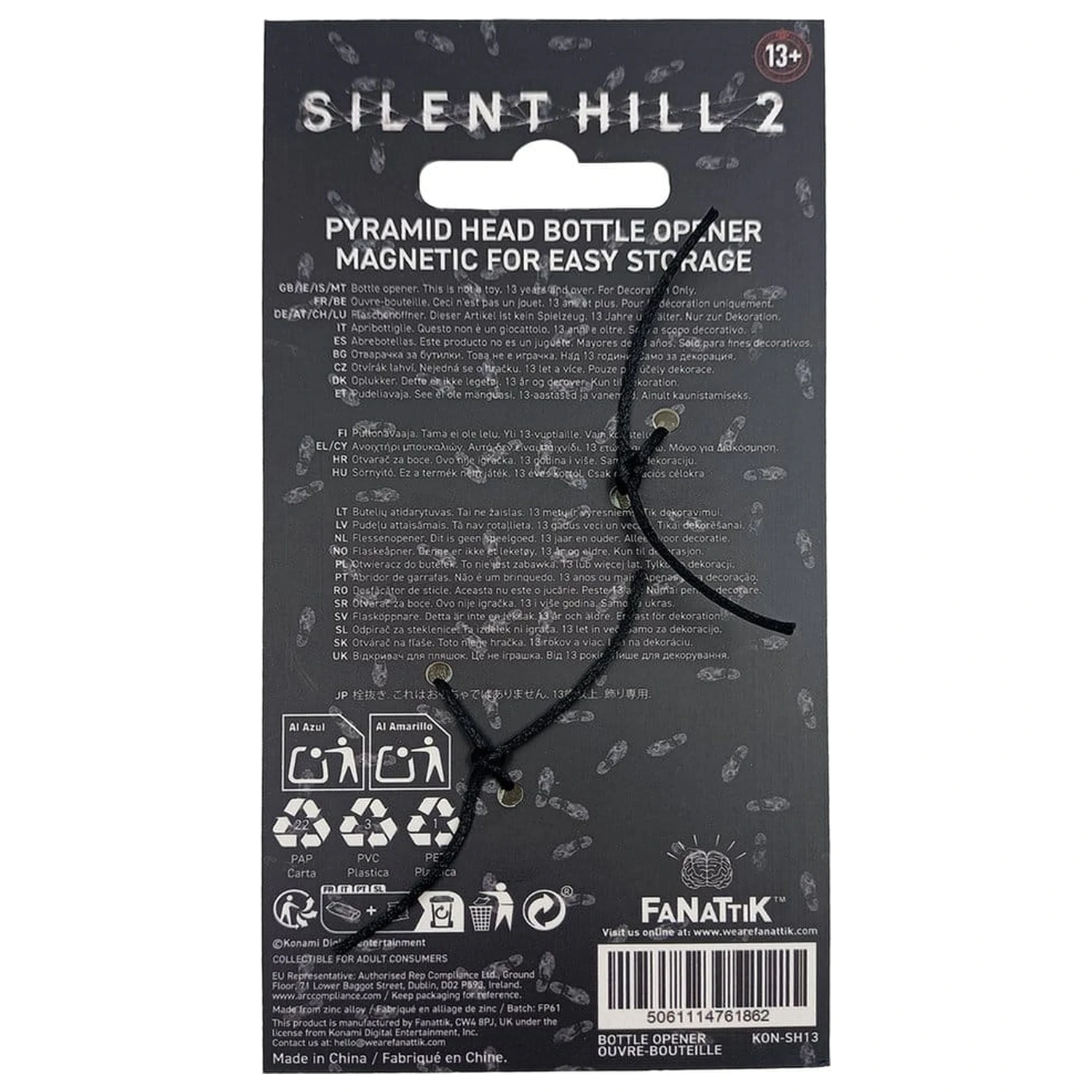 Silent Hill Pyramid Head sörnyitó 6 x 9 cm termékfotó