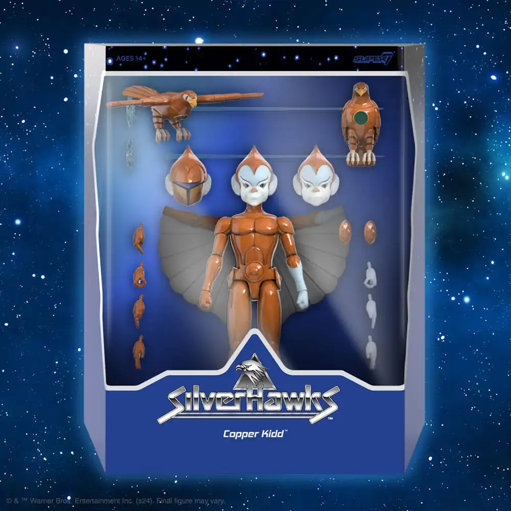 SilverHawks Ultimates Action Figure Wave 2 Copper Kidd (Cartoon Accurate) 18 cm termékfotó