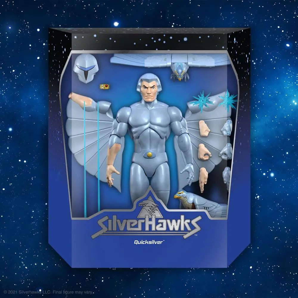 SilverHawks Ultimates QuickSilver akciófigura 18 cm termékfotó