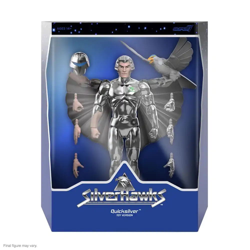 SilverHawks Ultimates Quicksilver (Toy Version) akciófigura 18 cm termékfotó