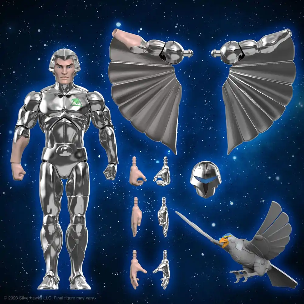 SilverHawks Ultimates Quicksilver (Toy Version) akciófigura 18 cm termékfotó