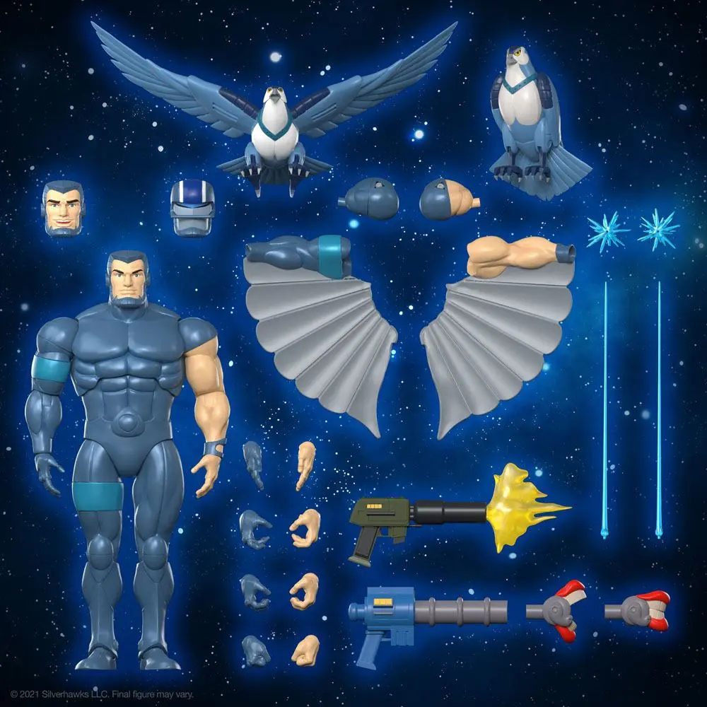 SilverHawks Ultimates Steelwill akciófigura 18 cm termékfotó