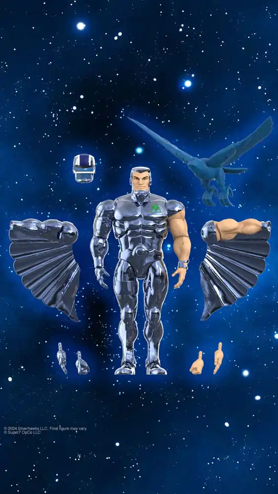 SilverHawks Ultimates Action Figure Steelwill (Toy Version Vac Metal) 18 cm termékfotó