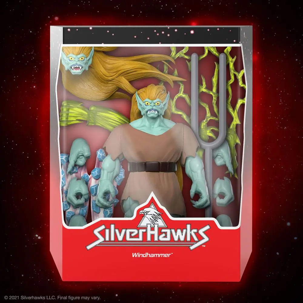 SilverHawks Ultimates Windhammer akciófigura 18 cm termékfotó