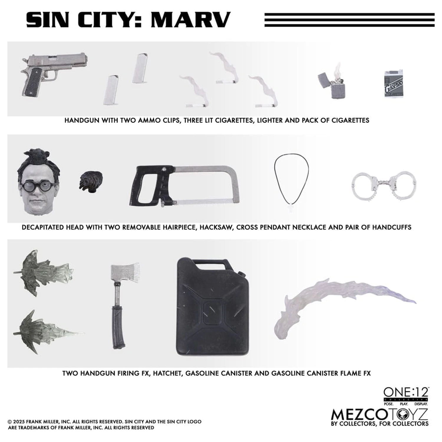 Sin City 1/12 Marv akciófigura 17 cm termékfotó