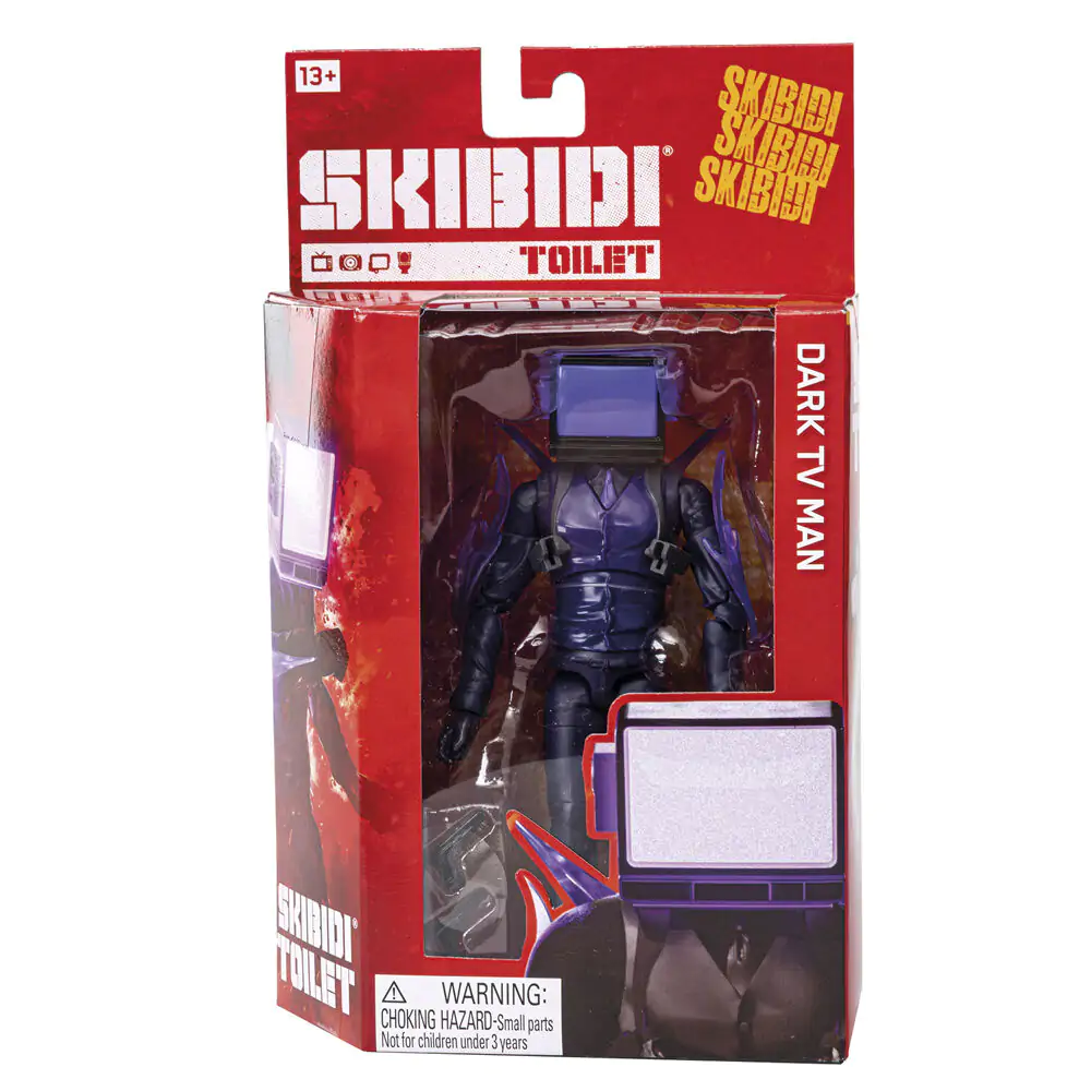 Skibidi Toilet Dark TV Man figura 16cm termékfotó
