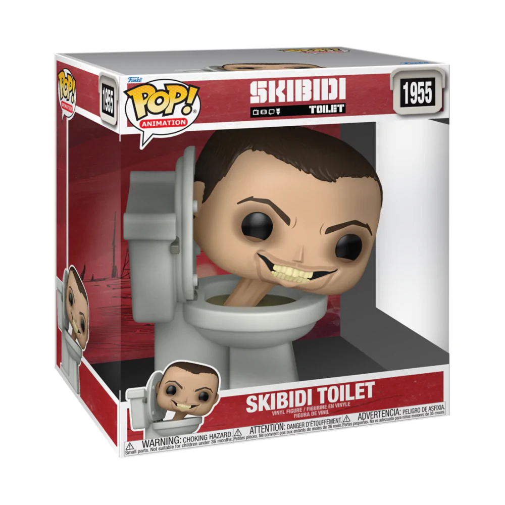 Skibidi Toilet Super Sized Jumbo Funko POP! Vinyl figura Skibidi Toilet 25 cm termékfotó