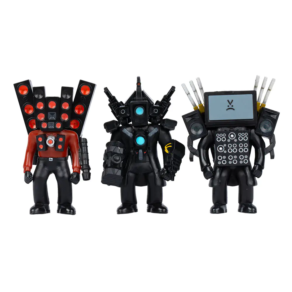 Skibidi Toilet Titan Collection 3db-os figura csomag termékfotó