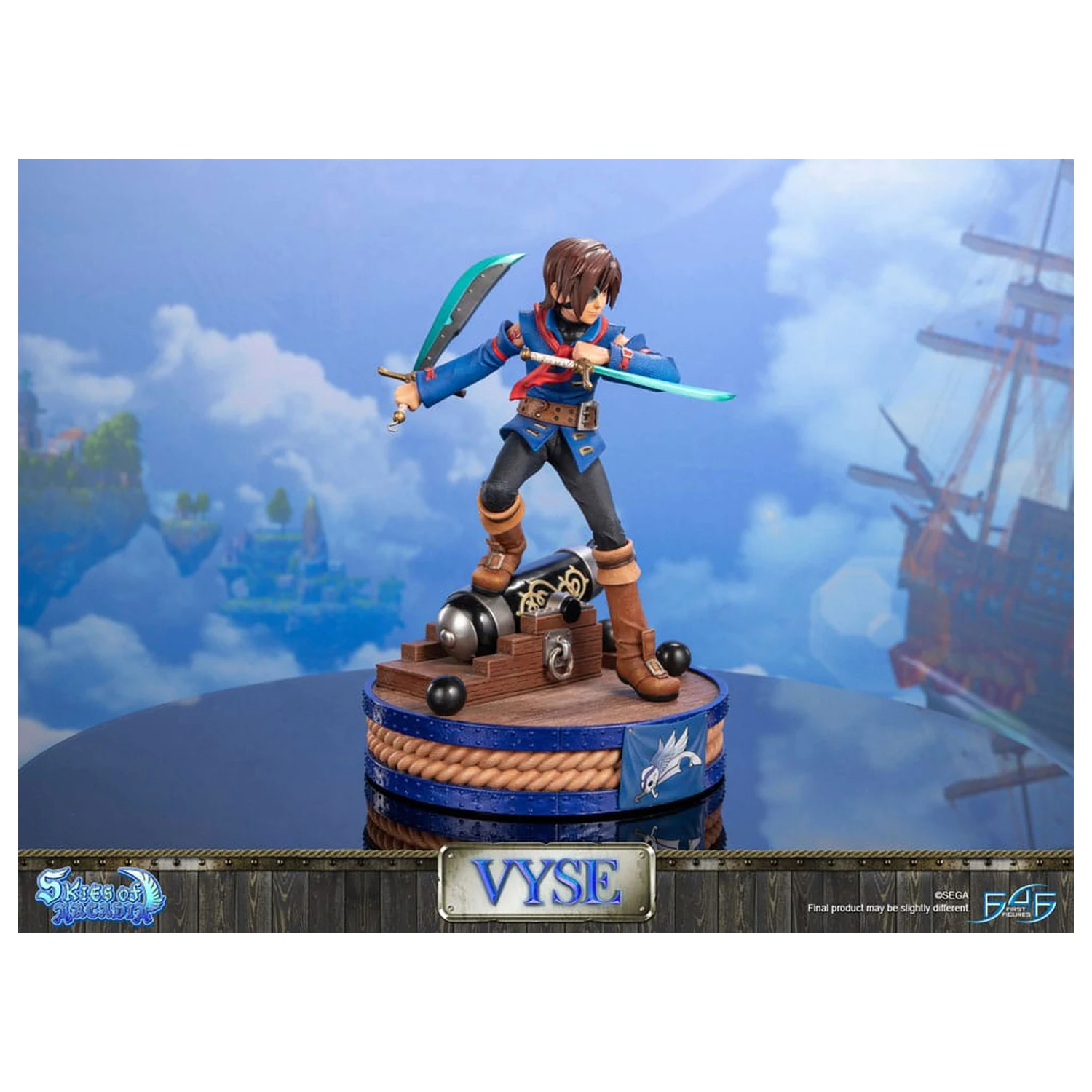 Skies of Arcadia Vyse Standard Edition szobor figura 31 cm termékfotó