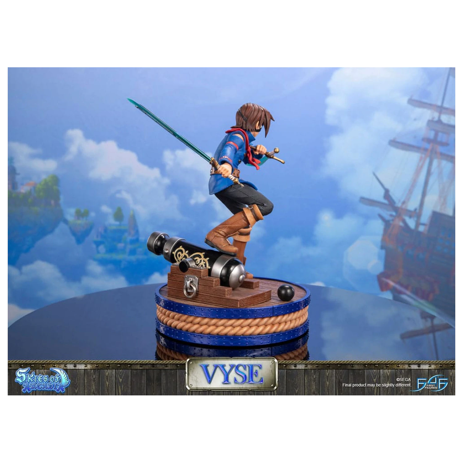 Skies of Arcadia Vyse Standard Edition szobor figura 31 cm termékfotó