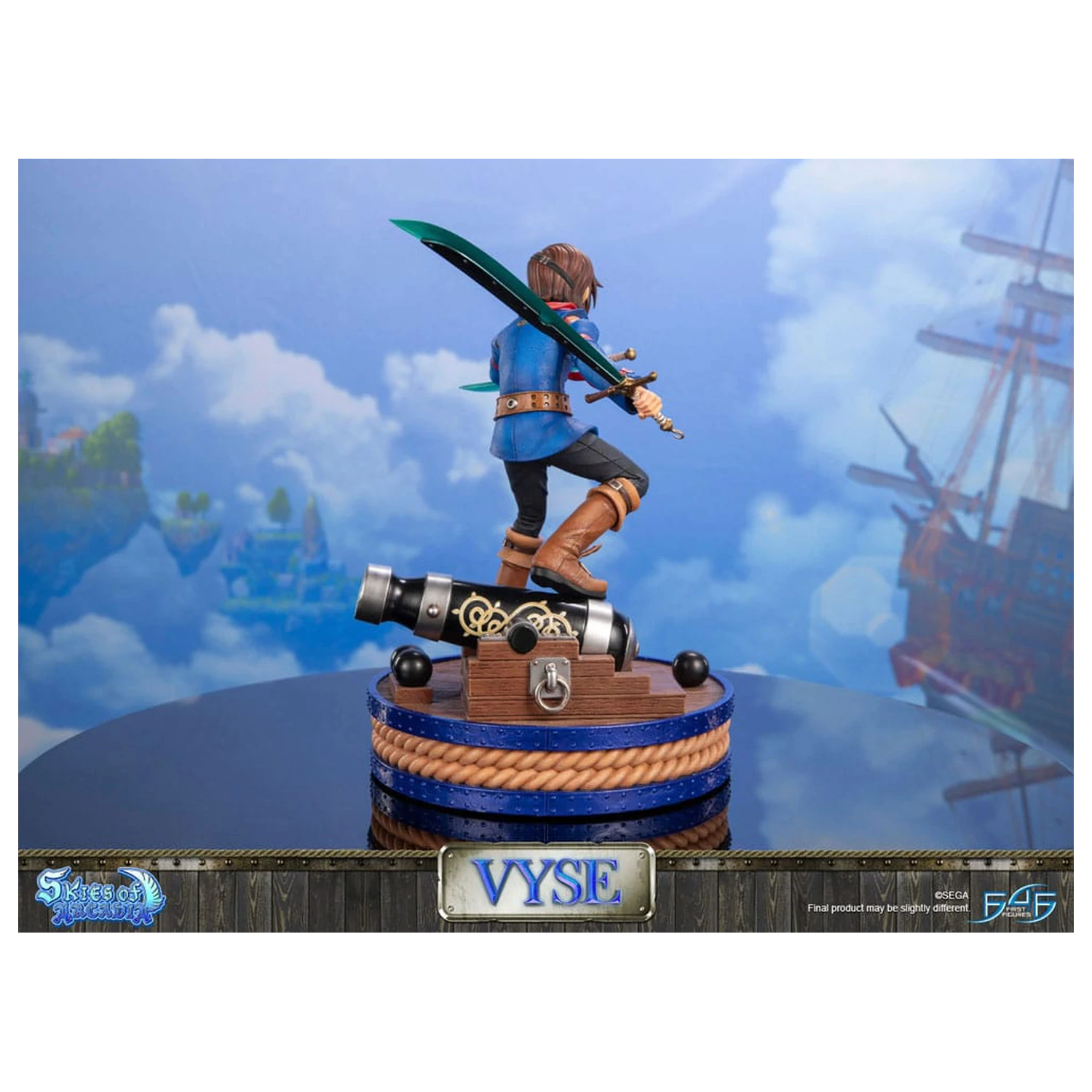Skies of Arcadia Vyse Standard Edition szobor figura 31 cm termékfotó