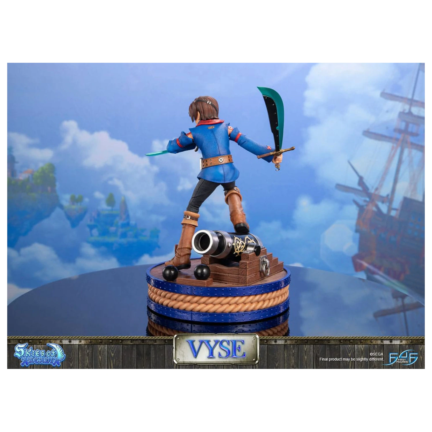 Skies of Arcadia Vyse Standard Edition szobor figura 31 cm termékfotó