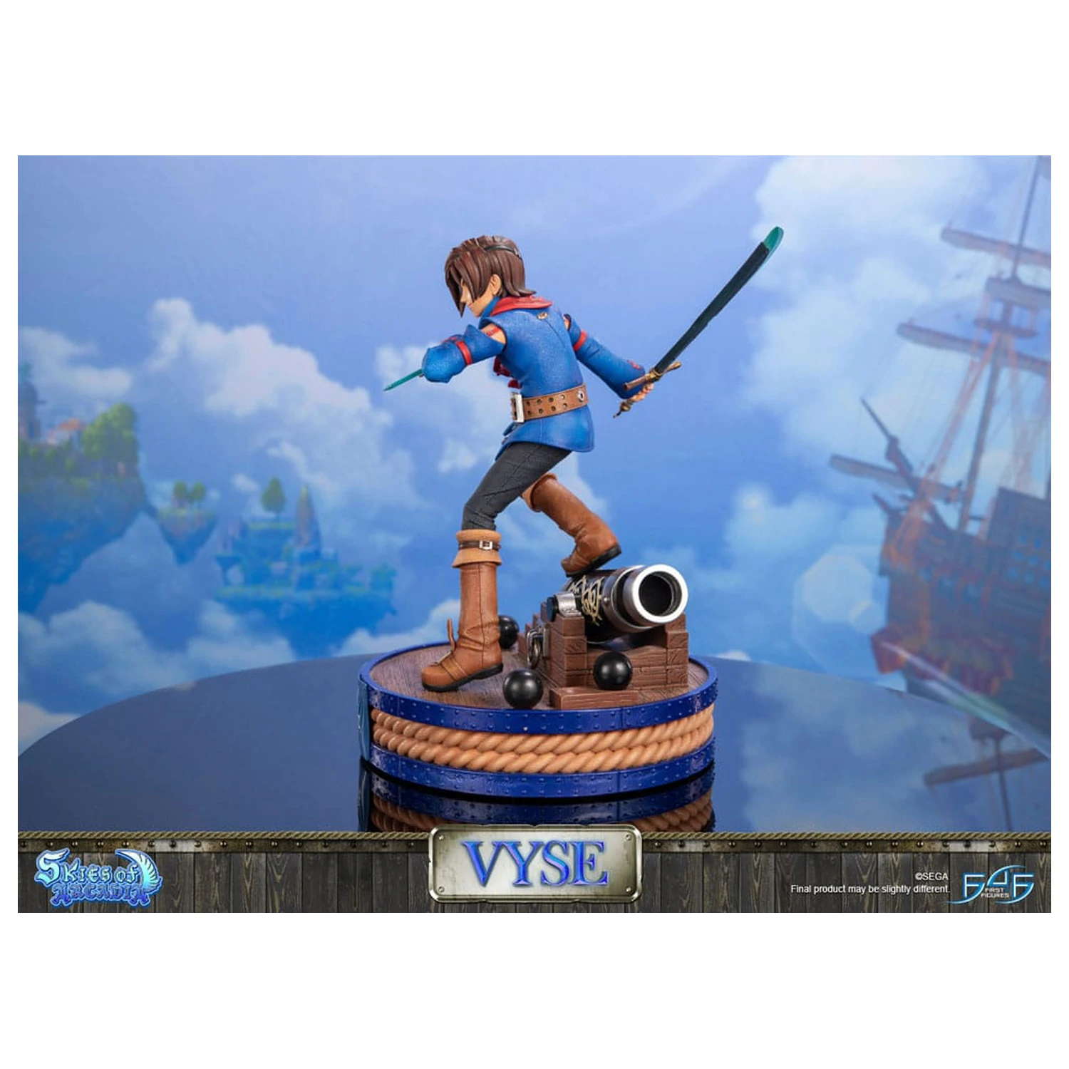 Skies of Arcadia Vyse Standard Edition szobor figura 31 cm termékfotó