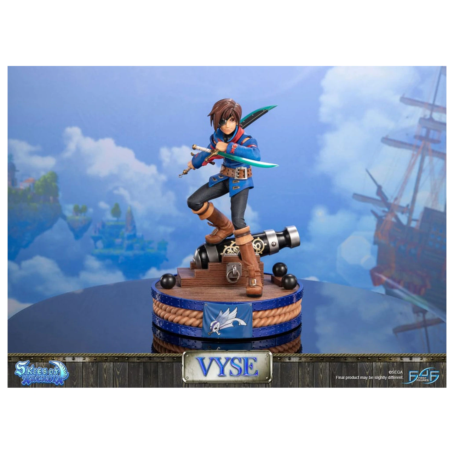 Skies of Arcadia Vyse Standard Edition szobor figura 31 cm termékfotó